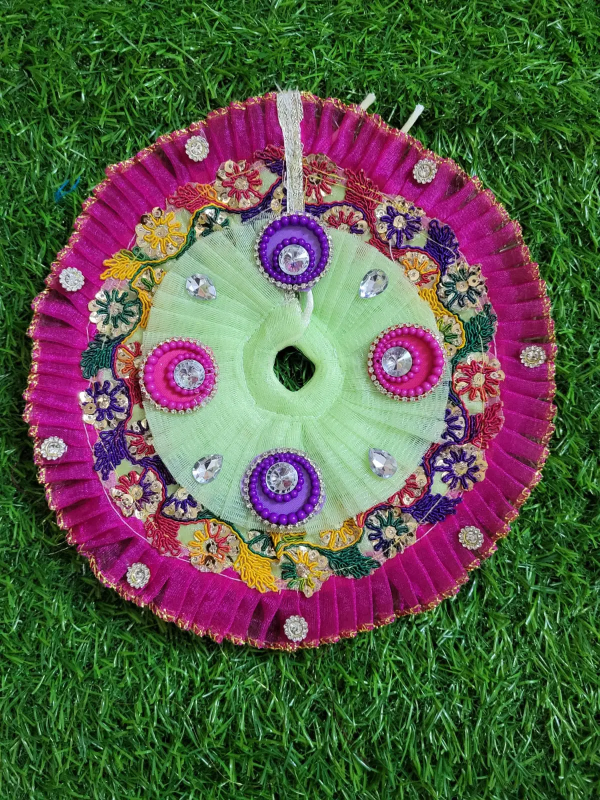 Purple-pink Poshak